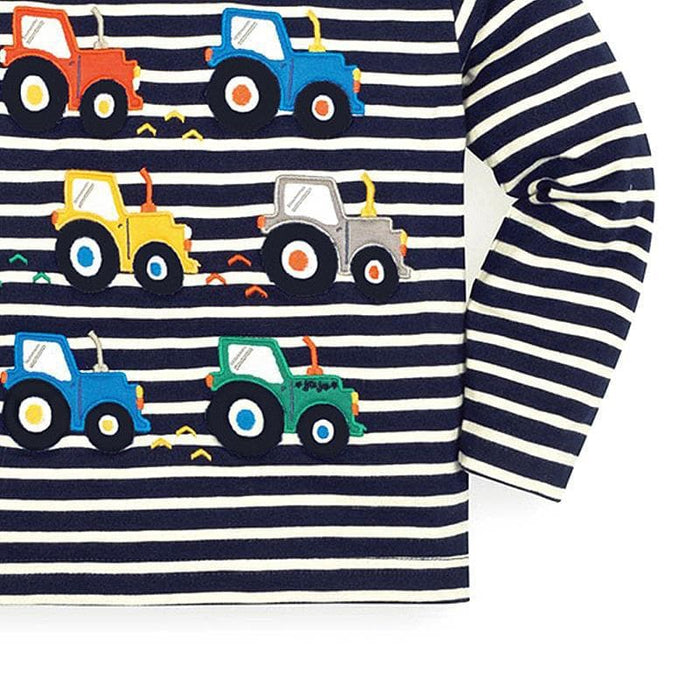 Premium Toddler Boy Little Truck Pattern Fashion Top