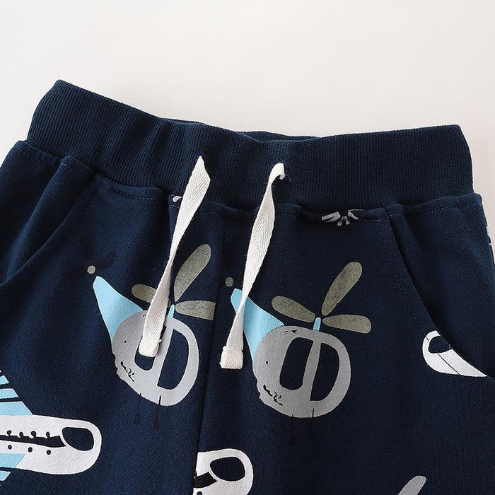Premium Toddler Boy's Airplane Print Pants