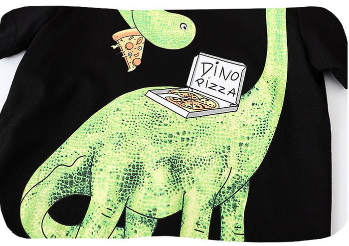 Premium Toddler/Kid Boys Casual Dinosaur Print Set