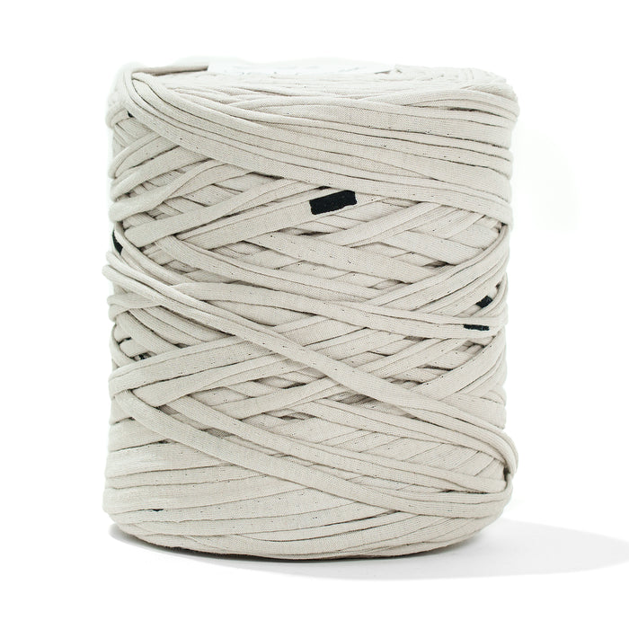 Printed Recycled T-Shirt Fabric Yarn - Gray Goose