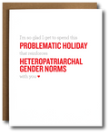 "Problematic Holiday" Funny Valentine's Day Card