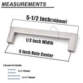Probrico Brushed Nickel Finish Kitchen Cabinet Handles Pulls 5'' 10packs - Probrico