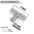 Probrico Stainless Steel Cabinet Handle Brushed Nickel Kitchen Hardware Drawer Pulls 100 Packs 2"-15" PD201HSS - Probrico