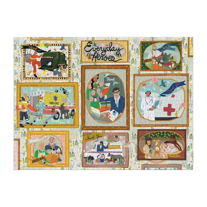 Puzzle - Everyday Heroes - 1000 Piece - Findlay Rowe Designs