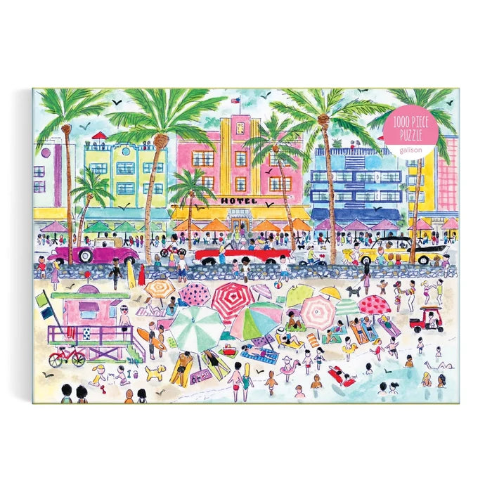 Puzzle - Michael Storrings South Beach Miami - 1000 Piece - Findlay Rowe Designs