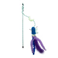 The Quirky Kitty Firefly Wand is a glowing cat wand toy with catnip and silvervine, perfect for endless playtime fun from the Quirky Kitty brand.