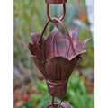 Rain Chain Bluebell Cups Pure Unfinished Copper RainChain RainChains