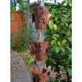 Rain Chain Butterfly Cups Pure Unfinished Copper RainChains