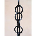 Rain Chain Cast Aluminum Zen Loops- Black RainChains
