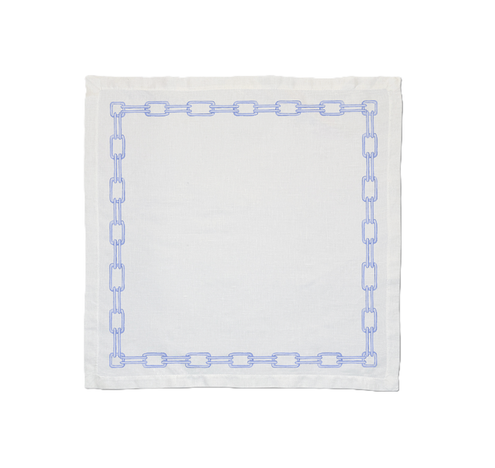 Ramsay Gourd Home - Cloth Napkins - Links Aquamarine - Findlay Rowe Designs