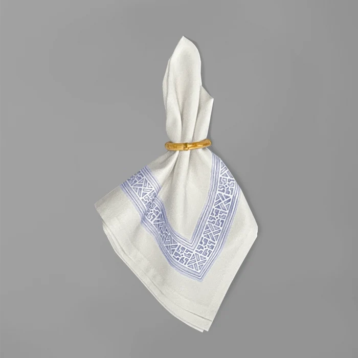 Ramsay Gourd Home - Cloth Napkins - Pagoda Indigo - Findlay Rowe Designs