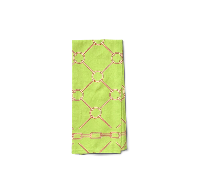 Ramsay Gourd Home - Tea Towel - Links - Key Lime - Findlay Rowe Designs