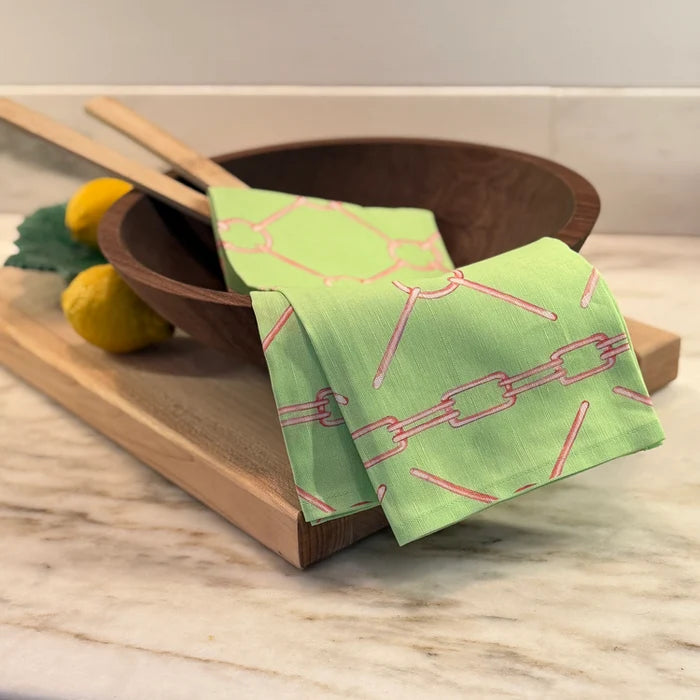 Ramsay Gourd Home - Tea Towel - Links - Key Lime - Findlay Rowe Designs