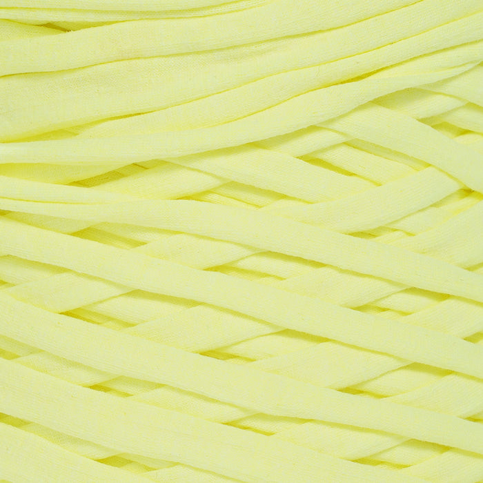Recycled T-Shirt Fabric Yarn - Neon Yellow Color