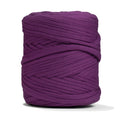 Recycled T-Shirt Fabric Yarn - Royal Purple Color