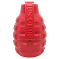 Red and Steel Blue Grenade Treat Toy