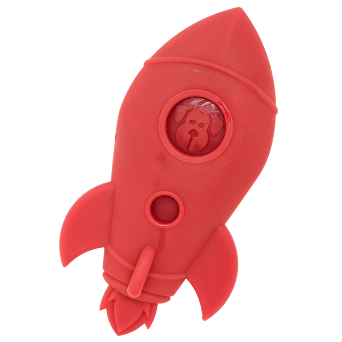 Red Rocket Ship Nylon Dog Chew