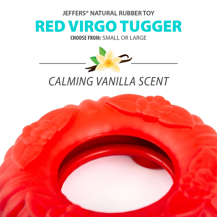 Red Virgo Tug Toy for Interactive Play