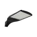 Reno Aerolux - Area Light R1 | BeamFlex™ Adjustable Beam Angle Technology: T2/T3/T4/T5 | Selectable Wattage: 90/120/150W | Selectable CCT: 3000/4000/5000K | 120-347V | Square to Round Pole Adapter Included | RENO-AEROLUX-SB-MW-DV-MCCT-ABA-R1 / R53061, R53062, R53063 — Color: Black