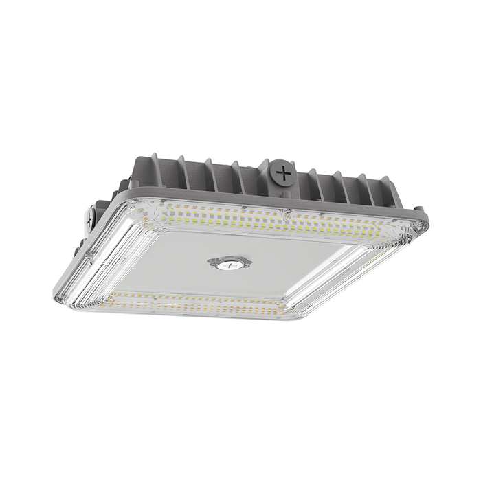 Flare - Square Canopy R1 - Selectable Wattage 25/30/35/40W - Selectable CCT 30/40/5000K - 120-347V - Black Finish — Title: Default Title
