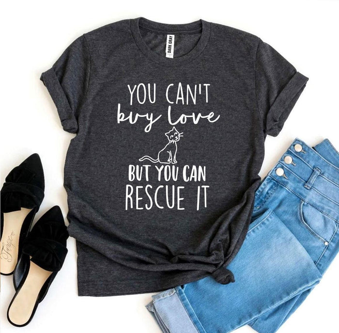Rescue Love Dog-Outline Tee