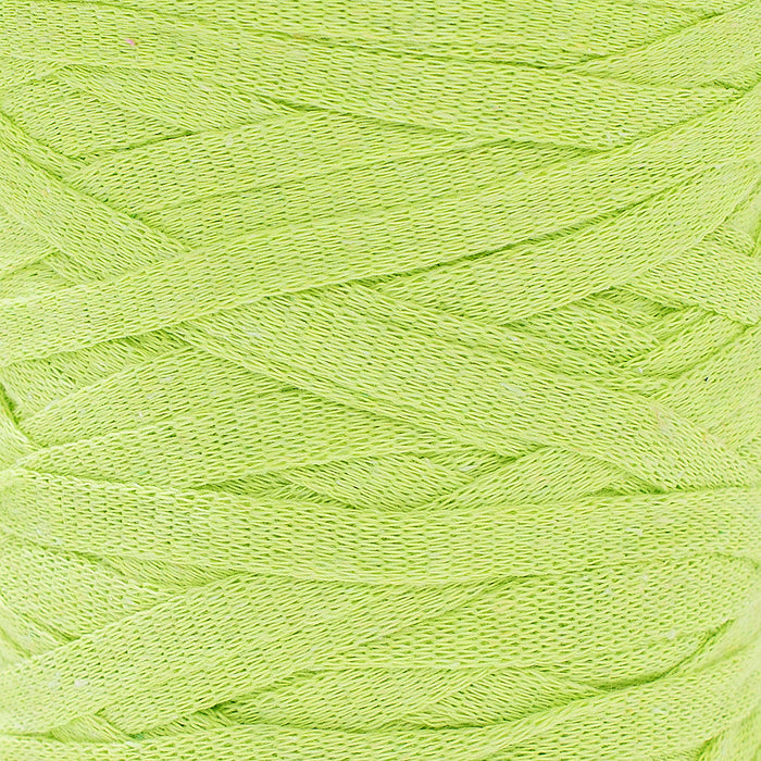Ribbon Tape Yarn - Lime Green Color