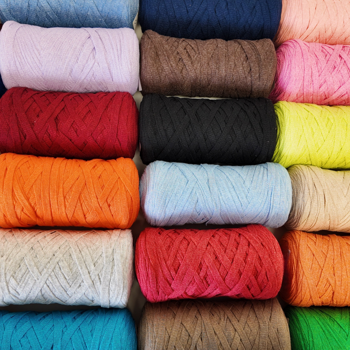 Ribbon Tape Yarn - Lime Green Color