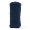 Ribbon Tape Yarn - Navy Blue Color