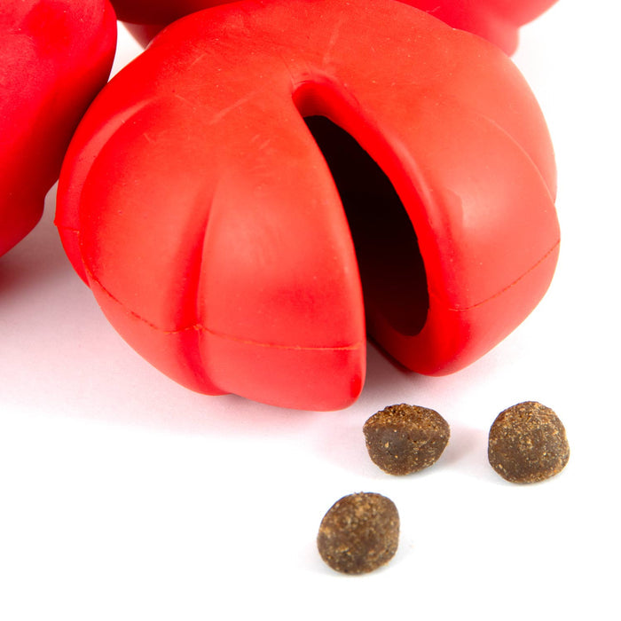 Ridged Millipede Treat Toy with a Filling Slit