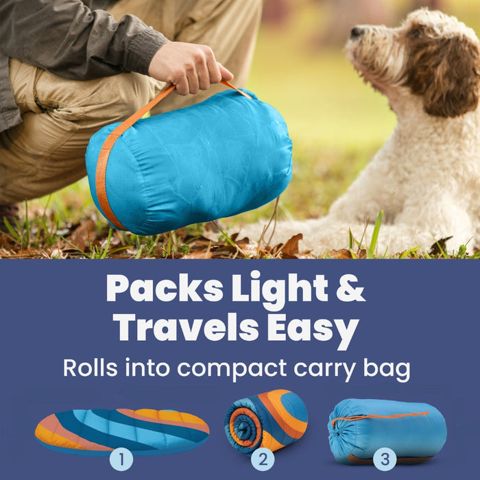 Roll-Up Dog Rest Mat with Carry Bag
