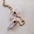 Rose Quartz Crystal Necklace