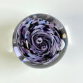 Round Paperweight Purple Mix