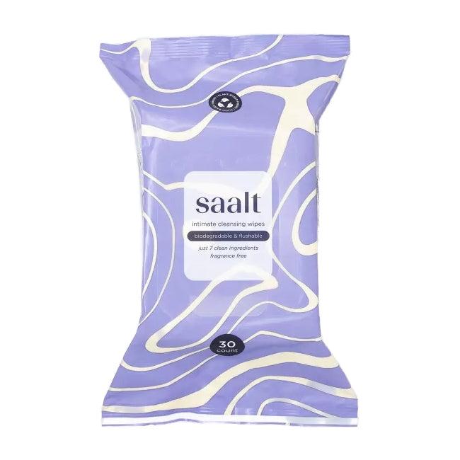 Saalt Intimate Cleansing Wipes (30 wipes)