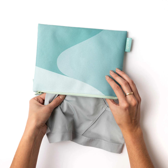 Saalt Reusable Period Wet Bag - Blue