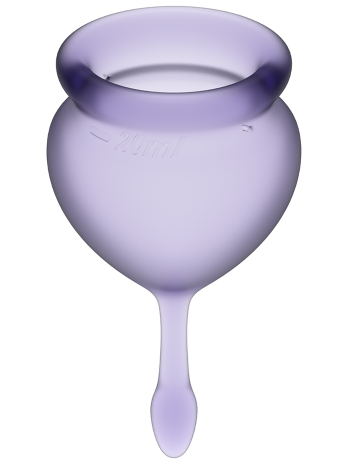 Satisfyer Menstrual Cup with Tab Stem (2 Pack)
