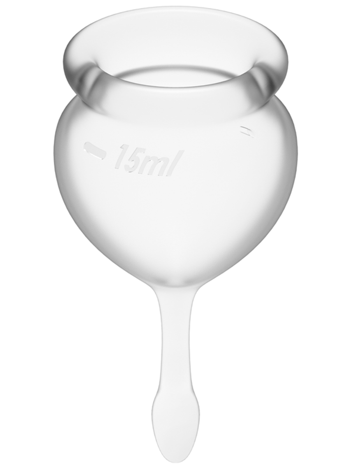Satisfyer Menstrual Cup with Tab Stem (2 Pack)
