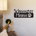 Schnauzer Metal Wall Art — Mama Design