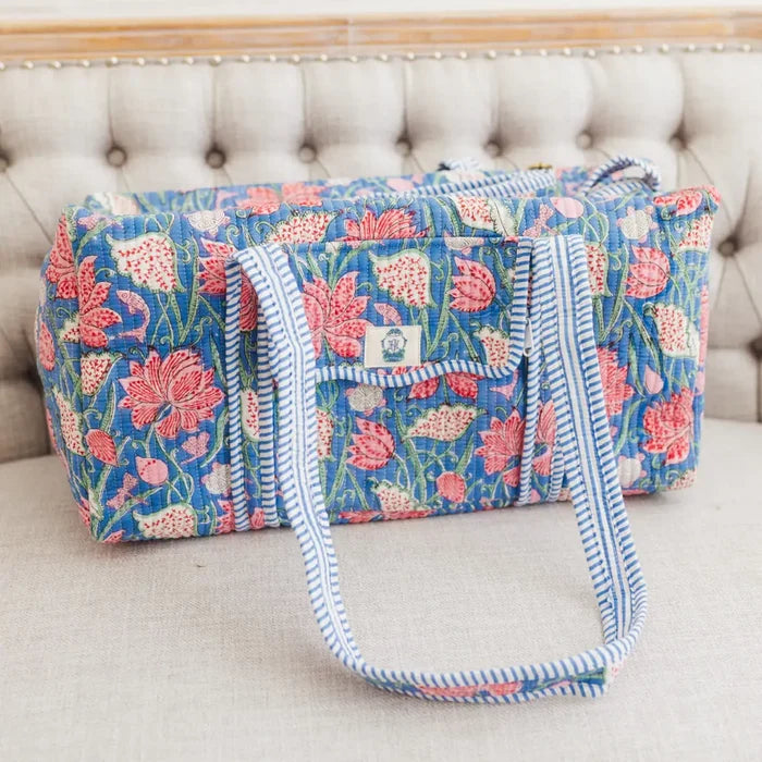 Seascape Quilted Duffle Bag