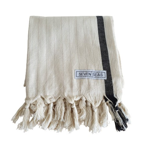 Seven Seas Turkish Towel / Sarong - Premium Monaco