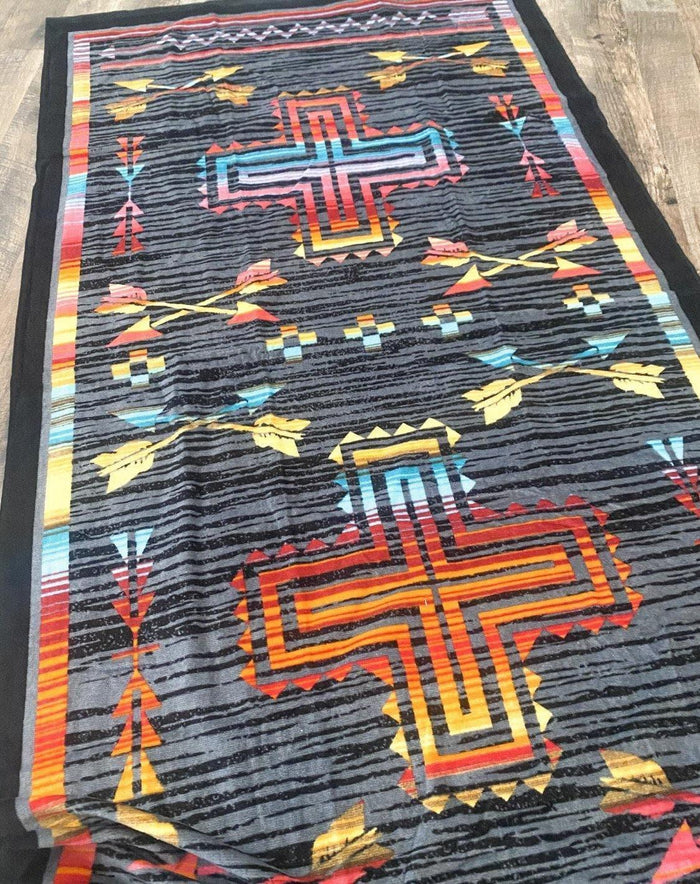 Shoot Me Straight Rugs - Gray - Your Western Decor, LLC