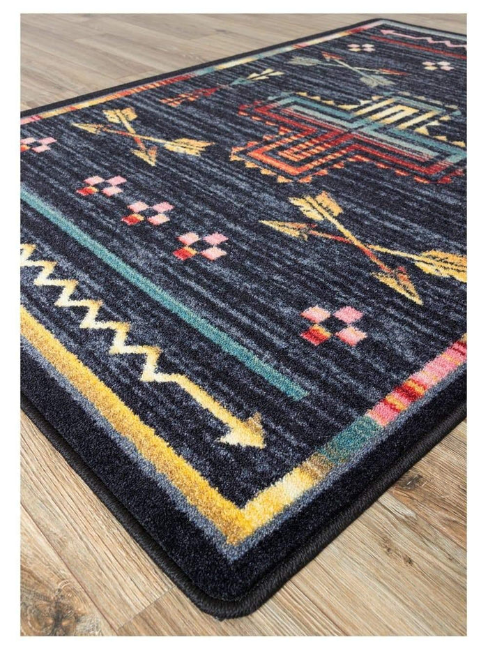 Shoot Me Straight Rugs - Gray - Your Western Decor, LLC