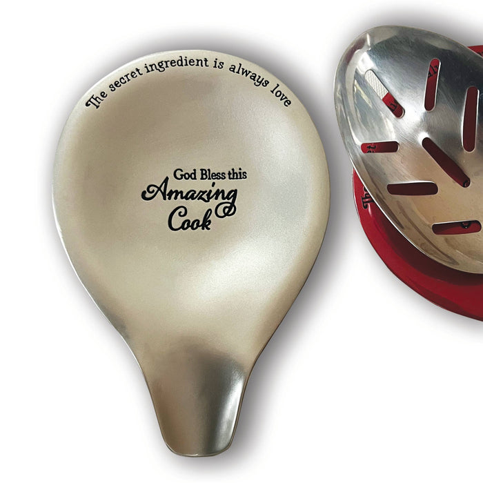 Silver Amazing Cook Spoon Rest