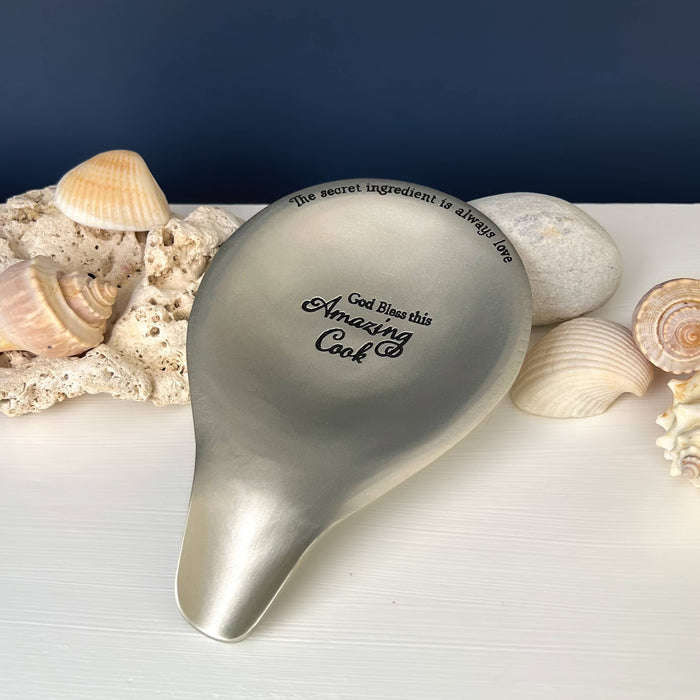 Silver Amazing Cook Spoon Rest