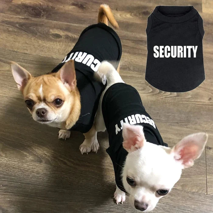 Sleeveless Dog T Shirt — Graphic Polyester Pet Vest