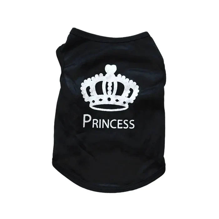 Sleeveless Dog T Shirt — Graphic Polyester Pet Vest