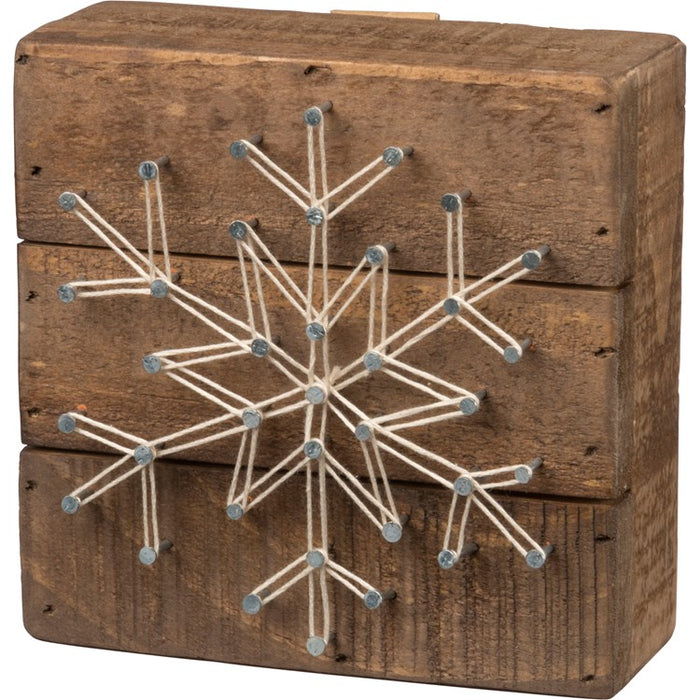 Snowflake String Art