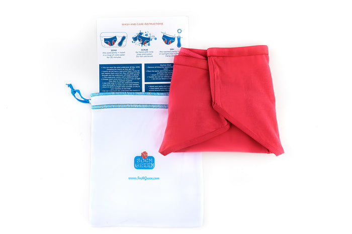 SochGreen Period Underwear - Pink (LAST SIZE - L only)