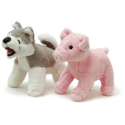 Soft Animal Cuddler — Pig or Puppy