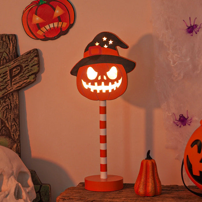 Solar-Powered Outdoor Halloween Lanterns with Spooky Glow