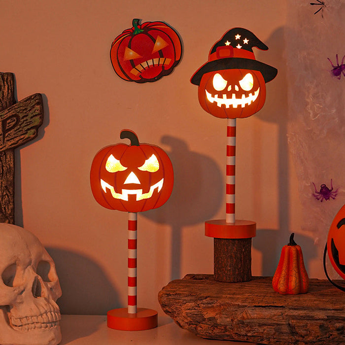 Solar-Powered Outdoor Halloween Lanterns with Spooky Glow